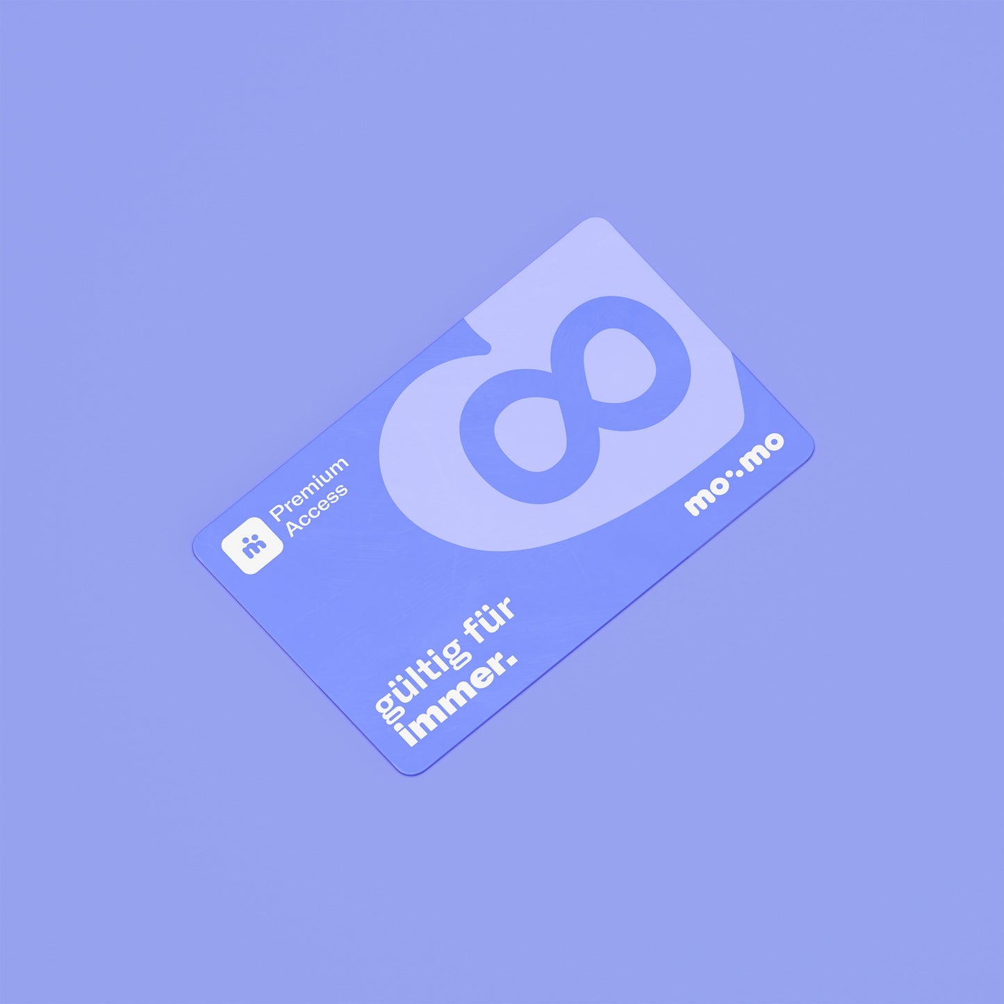 Digitaler Voucher für unbegrenzten Zugang zu mo:mo Premium