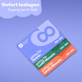 mo:mo App Premium – start right away
