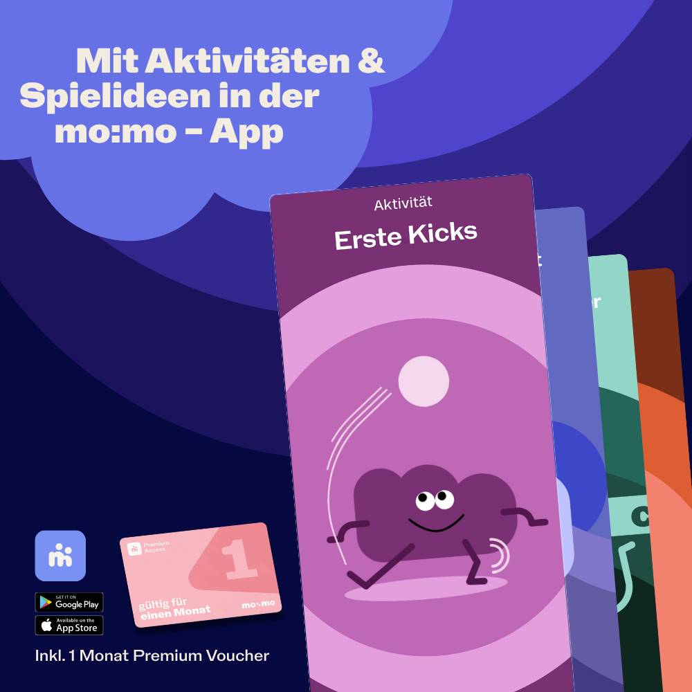 Aktivitäten zum bouncing buddy in der mo:mo App