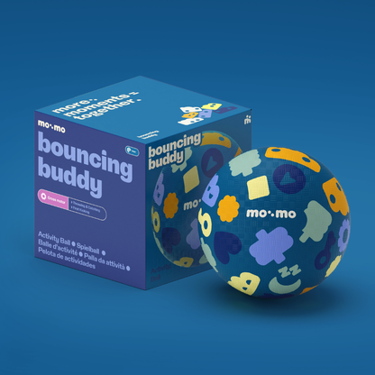 Aqua | bouncing buddy Ball mit Verpackung