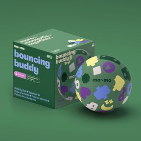 bouncing buddy Ball mit Verpackung
