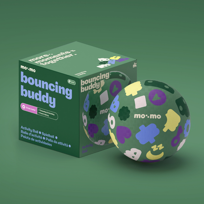 Spinach | bouncing buddy Ball mit Verpackung